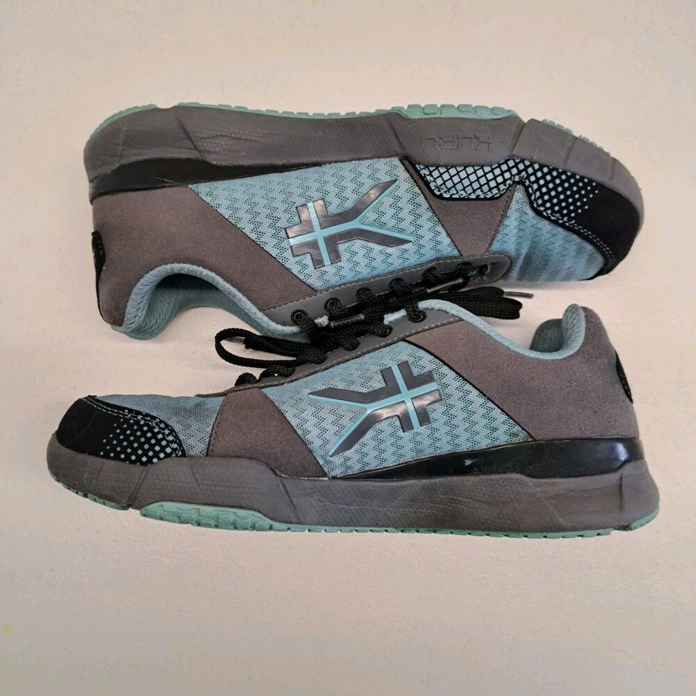KURU Women's Quantum Glacial Walking Sneakers Gray/Blue/Blk Sz 8W US - Picture 3 of 8
